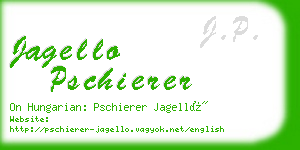 jagello pschierer business card